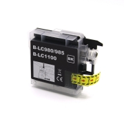 Compatibel met Brother LC980 / 25ml Inkt Zwart (Inktcartridges)