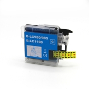 Compatibel met Brother LC980 / 12ml Inkt Cyaan (Inktcartridges)