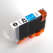 Compatibel met Canon CLI-42C / 14ml Inkt Cyaan (Inktcartridges)