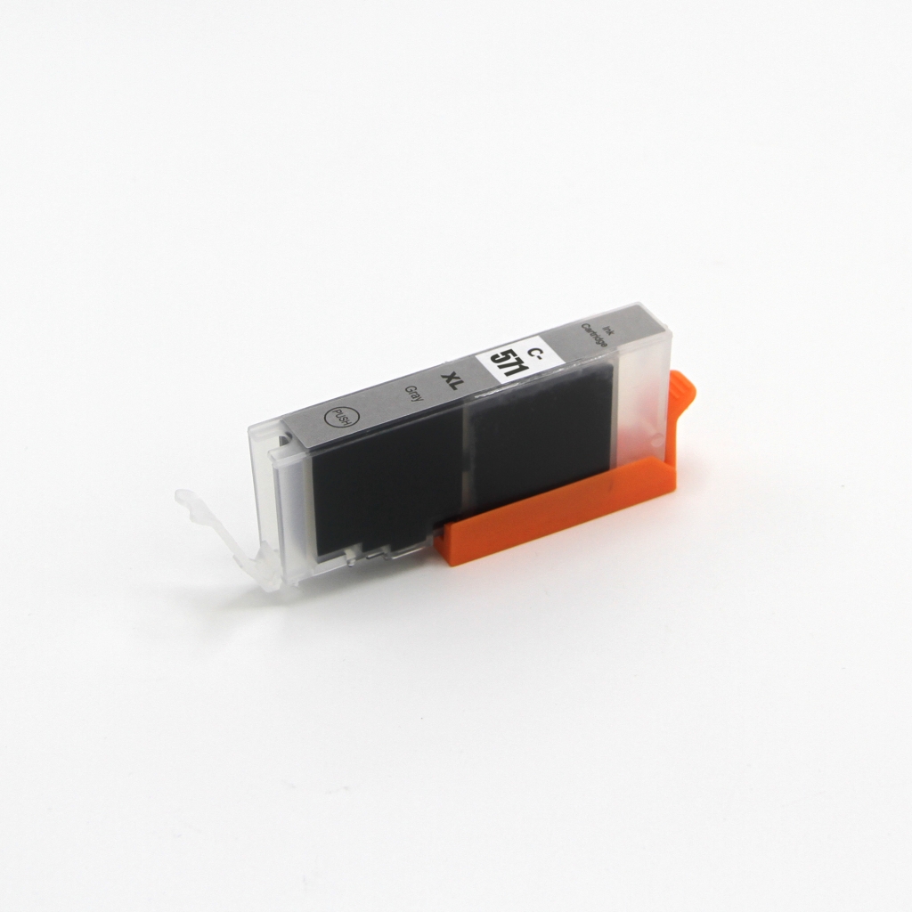 Compatibel met Canon CLI-571XLGY / 12ml Inkt Grijs (Inktcartridges)