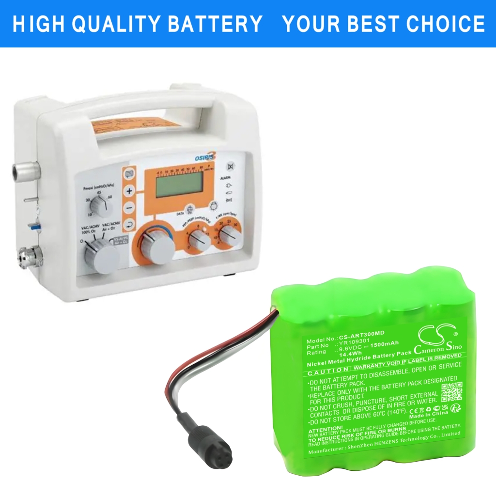 Medische Batterij Air liquide CS-ART300MD