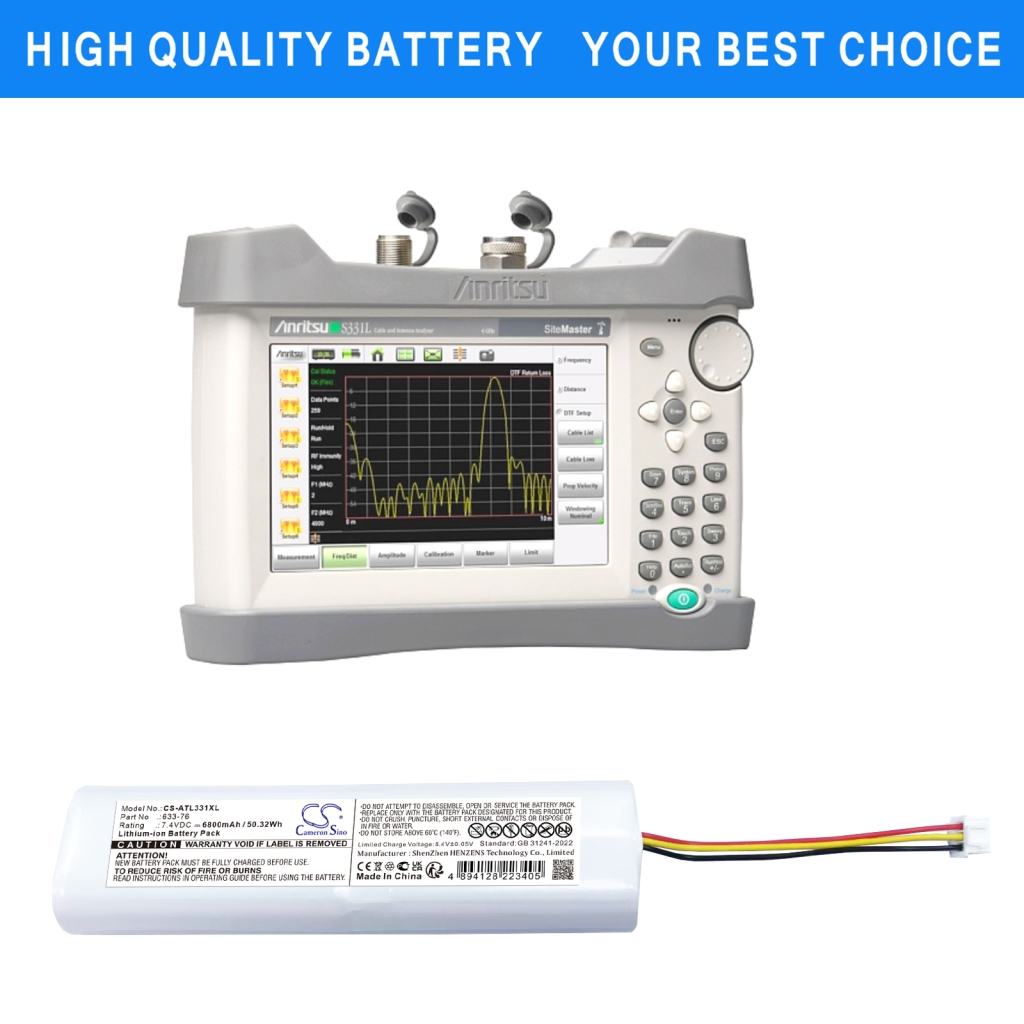 Batterij voor elektrisch gereedschap Anritsu CS-ATL331XL