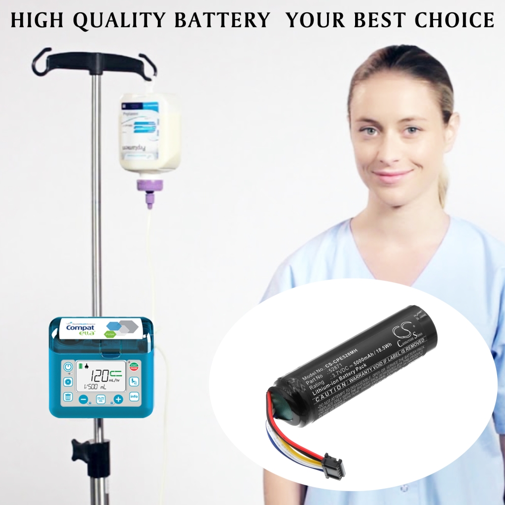 Medische Batterij Compat ella feeding pump