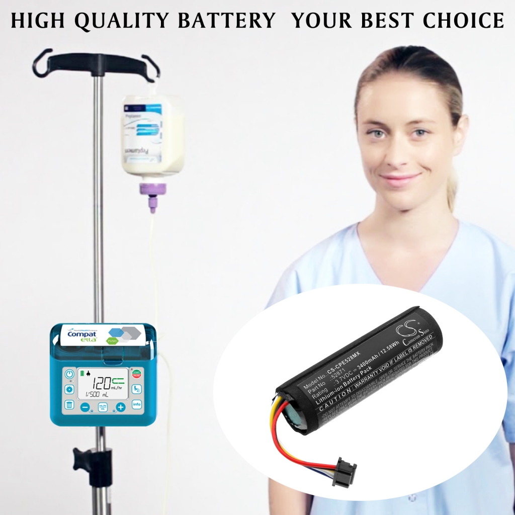 Medische Batterij Compat ella feeding pump