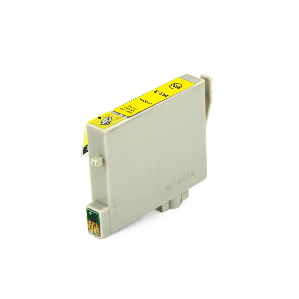 Compatibel met Epson T0554 / 18.2ml Inkt Geel (Inktcartridges)