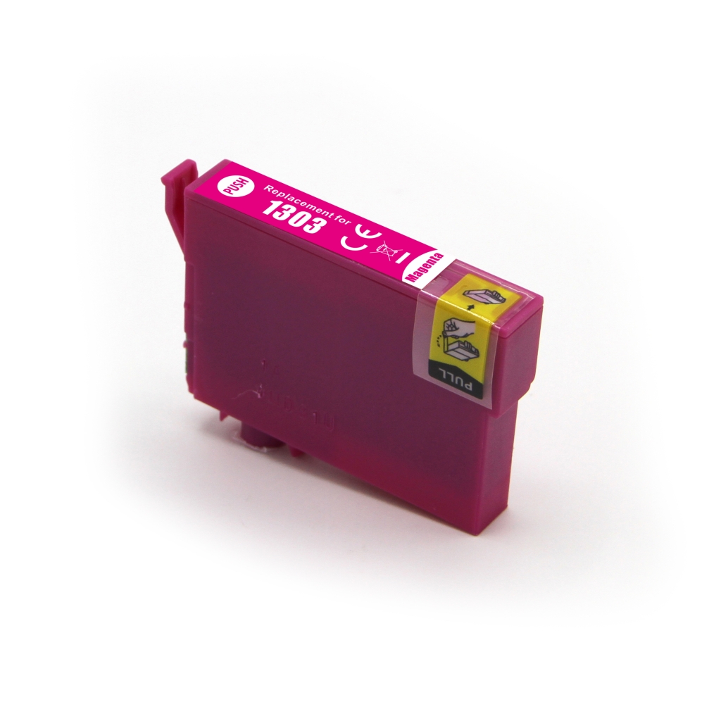 Compatibele vervanging voor Compatibel met Epson T1303 / 18ml Inkt Magenta (Inktcartridges)