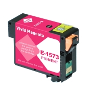Compatibel met Epson T1573 / 29.5ml Inkt Levendig magenta (Inktcartridges)