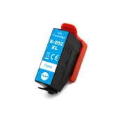 Compatibel met Epson C13T02H24010 / 12ml Inkt Cyaan (Inktcartridges)