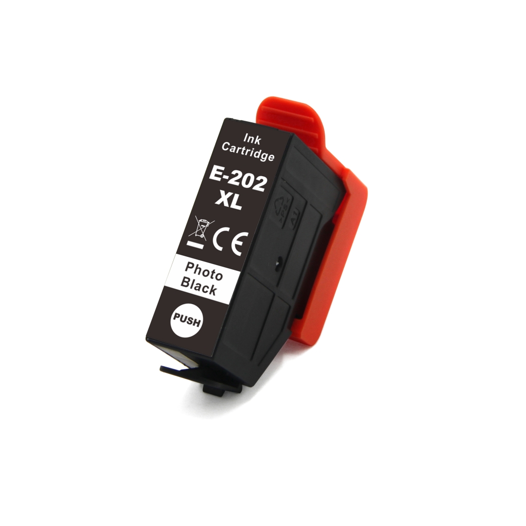 Compatibel met Epson C13T02H14010 / 12ml Inkt Foto zwart (Inktcartridges)