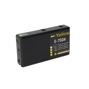 Compatibel met Epson T7024 / 25ml Inkt Geel (Inktcartridges)