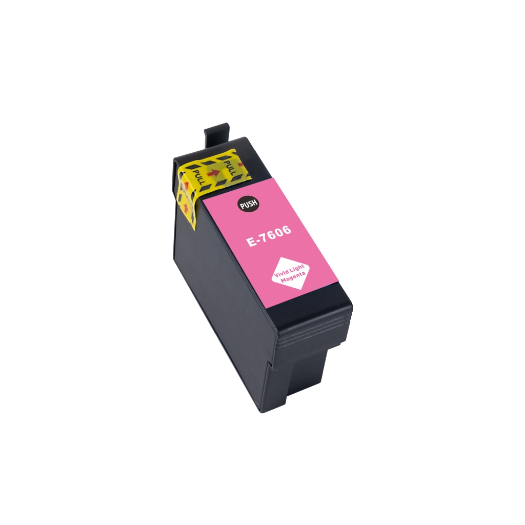 Compatibel met Epson T7606 / 29.5ml Inkt Levendig licht magenta (Inktcartridges)