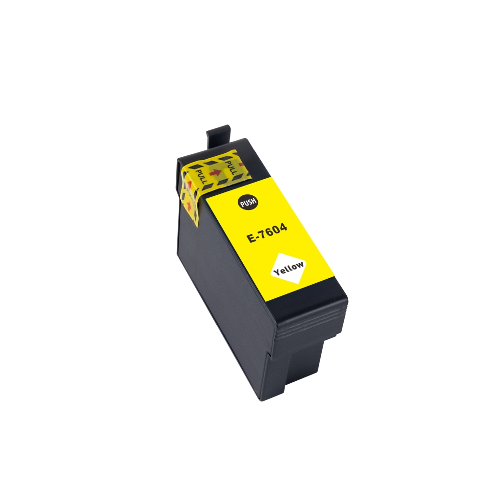 Compatibel met Epson T7604 / 29.5ml Inkt Geel (Inktcartridges)