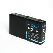 Compatibel met Epson C13T79024010 / 25ml Inkt Cyaan (Inktcartridges)
