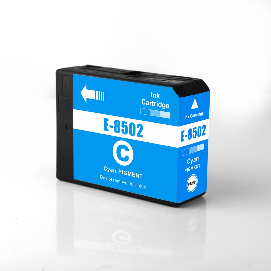 Compatibel met Epson T8502 / 87ml Inkt Cyaan (Inktcartridges)