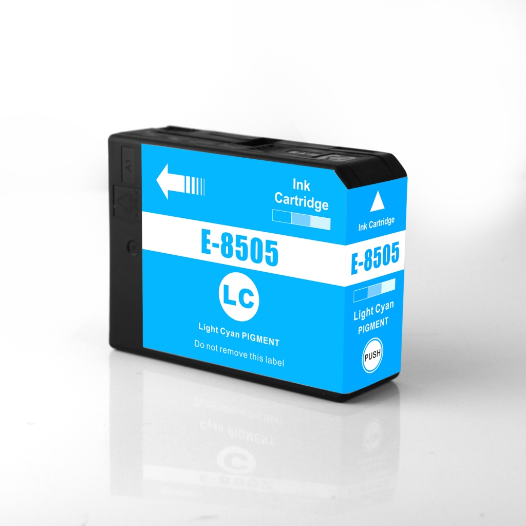 Compatibel met Epson T8505 / 87ml Inkt Licht cyaan (Inktcartridges)