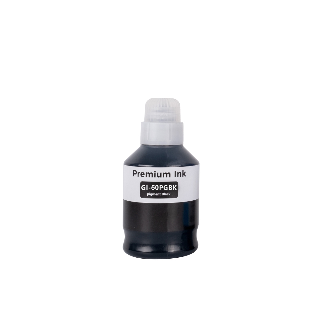 Compatibel met Canon GI-50PGBK / 170ml Inkt Zwart (Drukinkt)