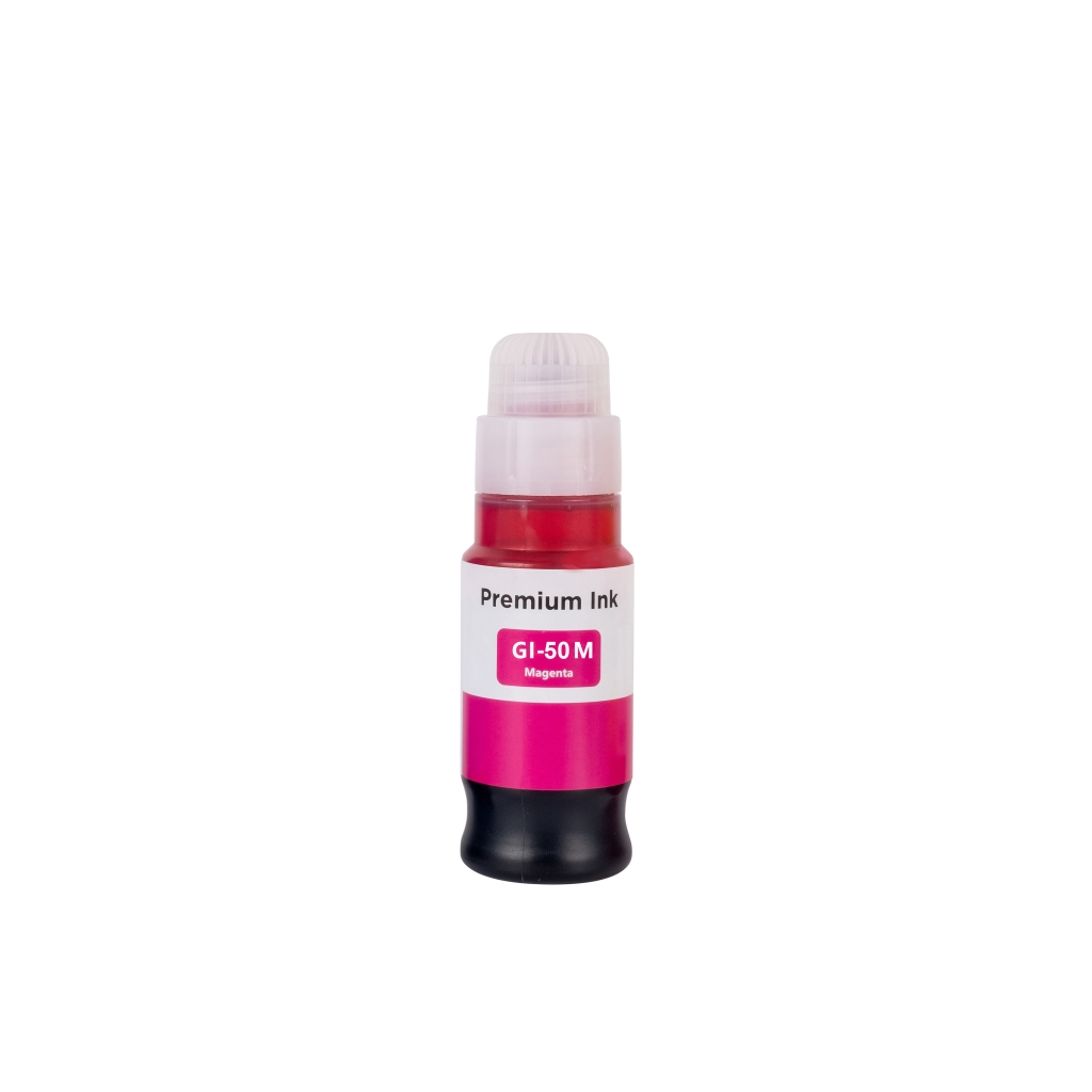 Compatibel met Canon GI-50M / 70ml Inkt Magenta (Drukinkt)