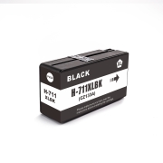 Compatibel met HP 711BK / 80ml Inkt Zwart (Inktcartridges)