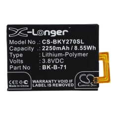 Compatibele batterijvervanging voor BBK BK-B-71