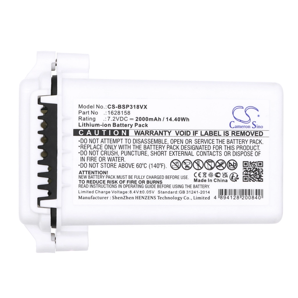 Batterijen voor stofzuigers Bissell CS-BSP318VX