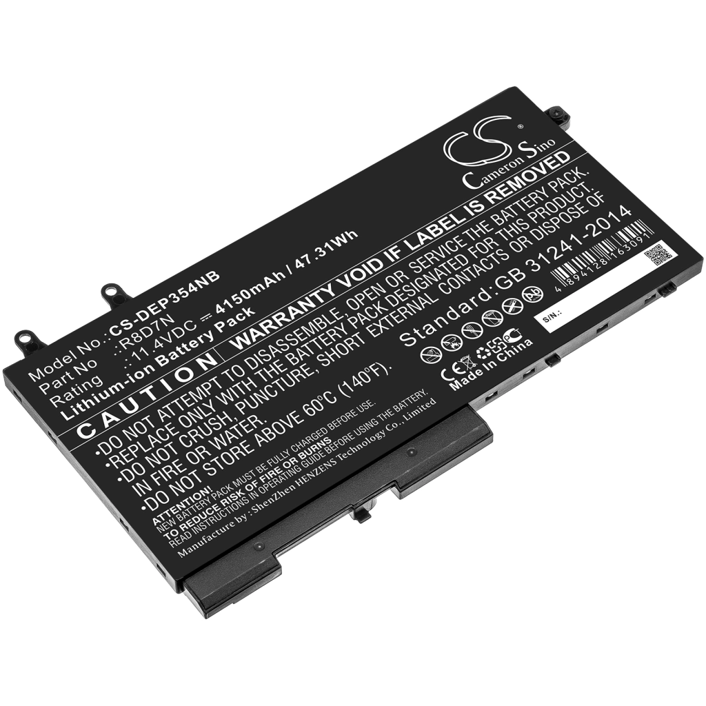Notebook batterij DELL CS-DEP354NB