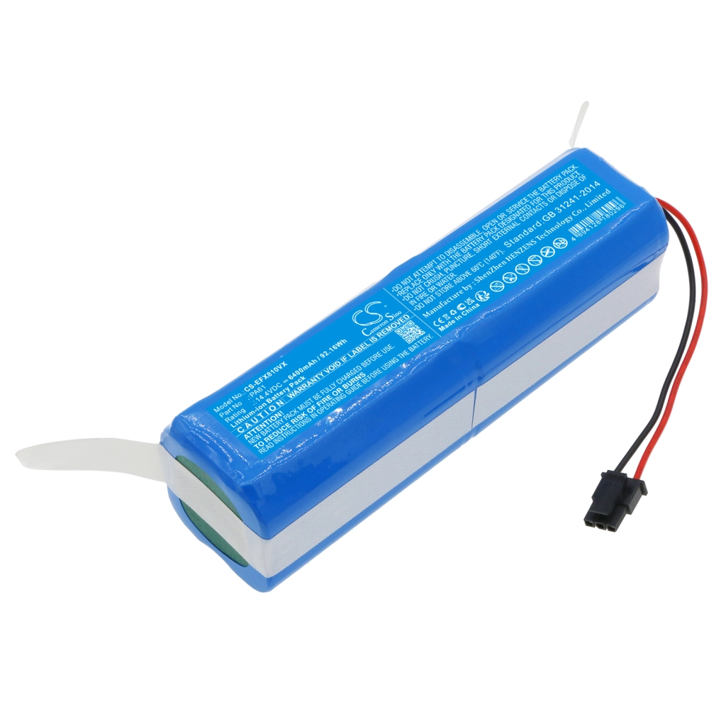 Batterijen voor stofzuigers Eufy CS-EFX810VX