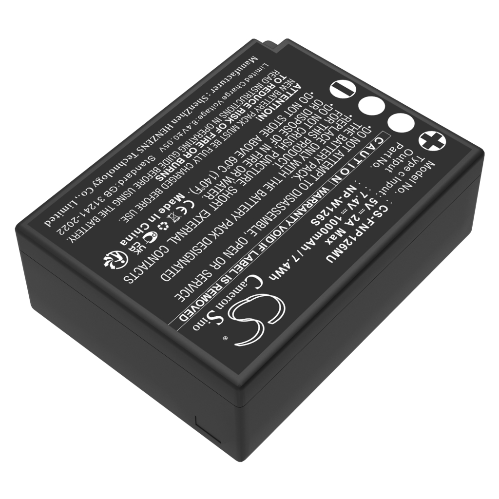 Battery Replaces NP-W126S