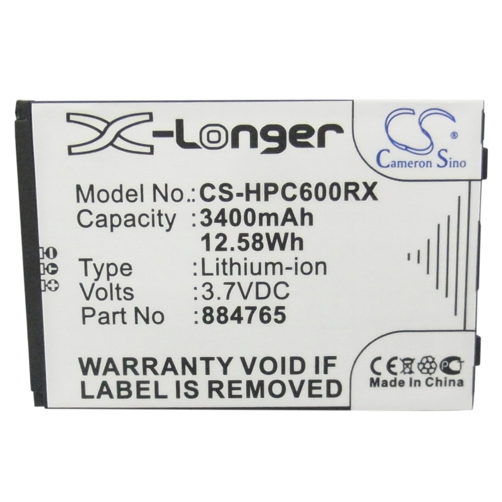 Compatibele batterijvervanging voor Clear 884765