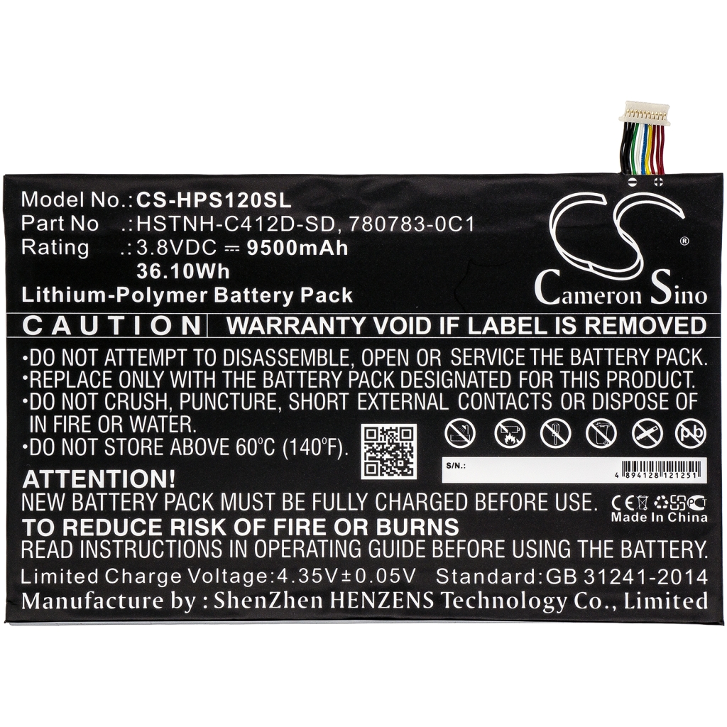 Tablet batterijen HP K7X87AA