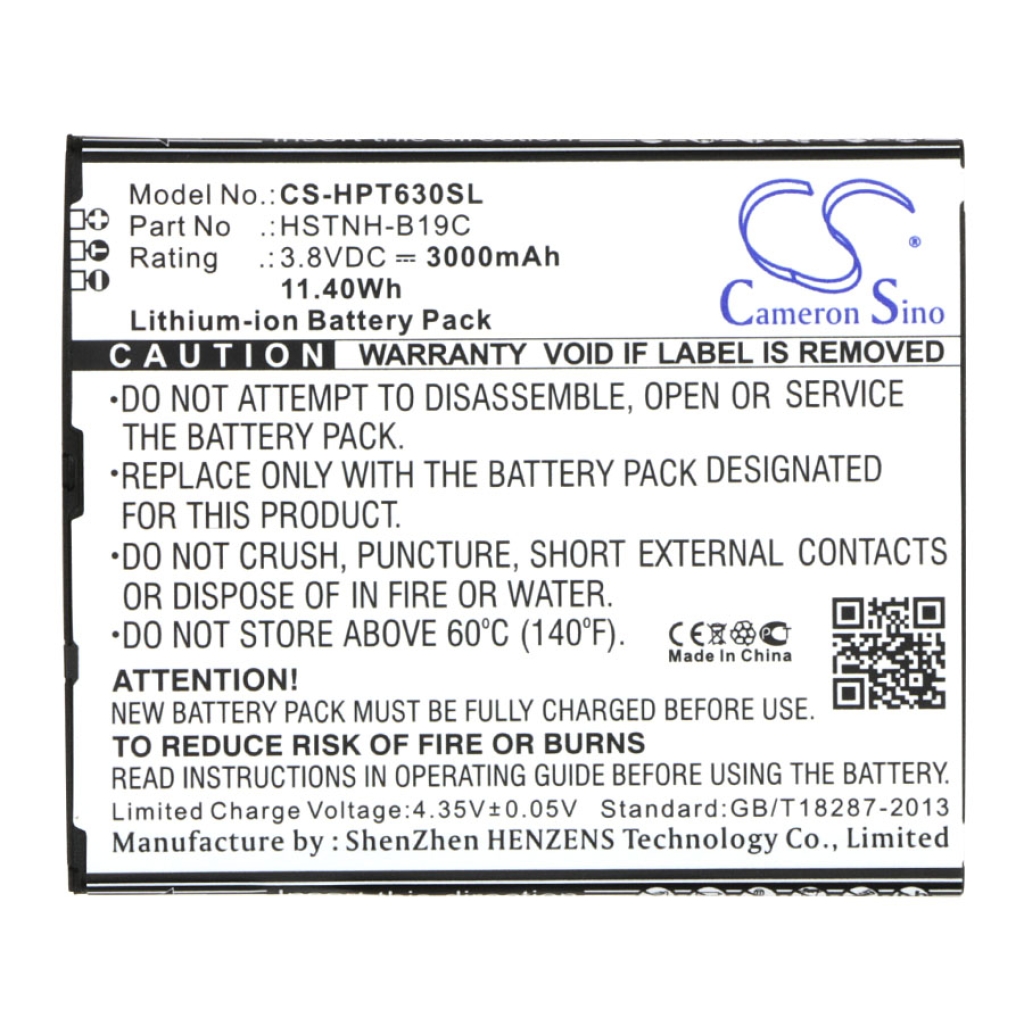 Tablet batterijen HP CS-HPT630SL