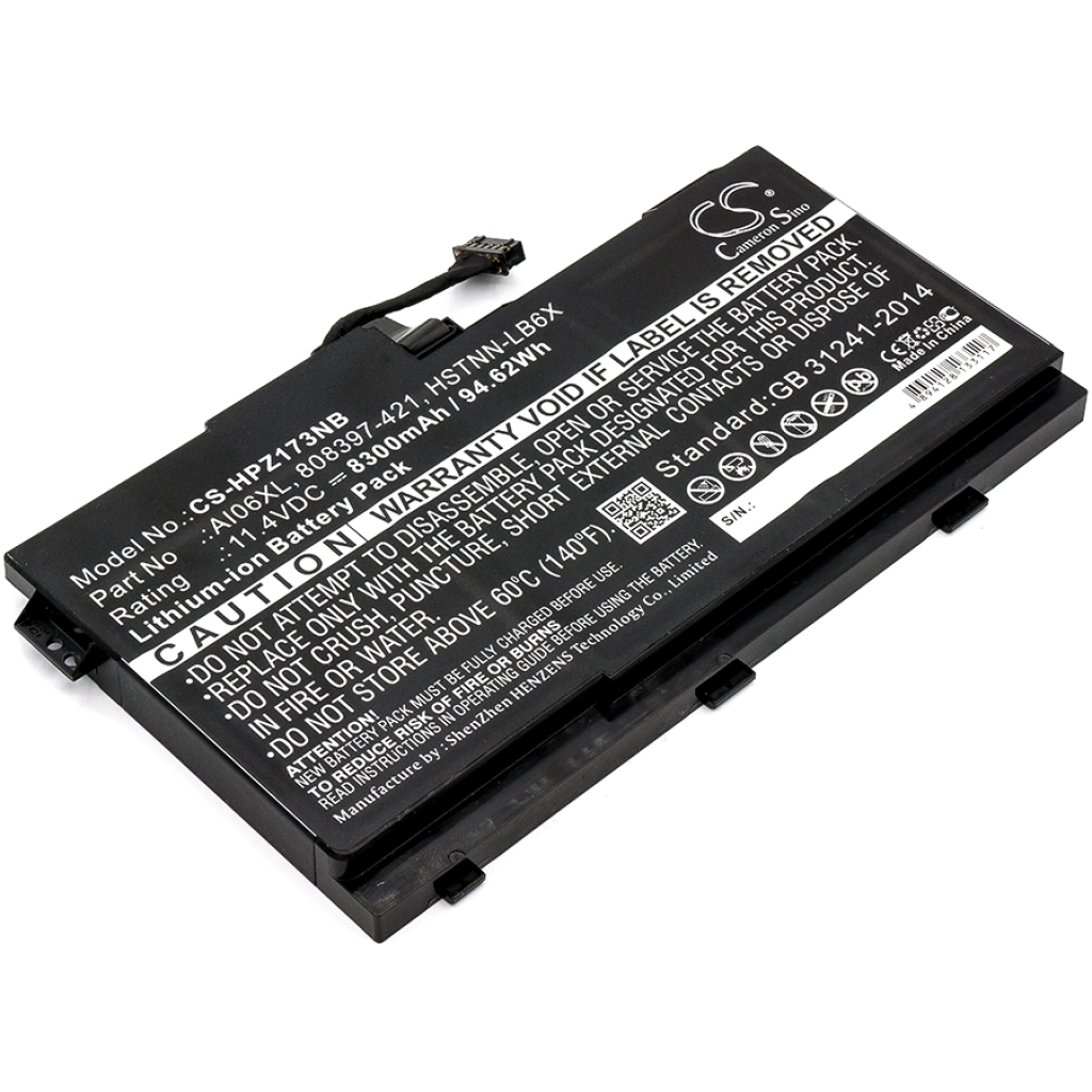 Notebook batterij HP CS-HPZ173NB