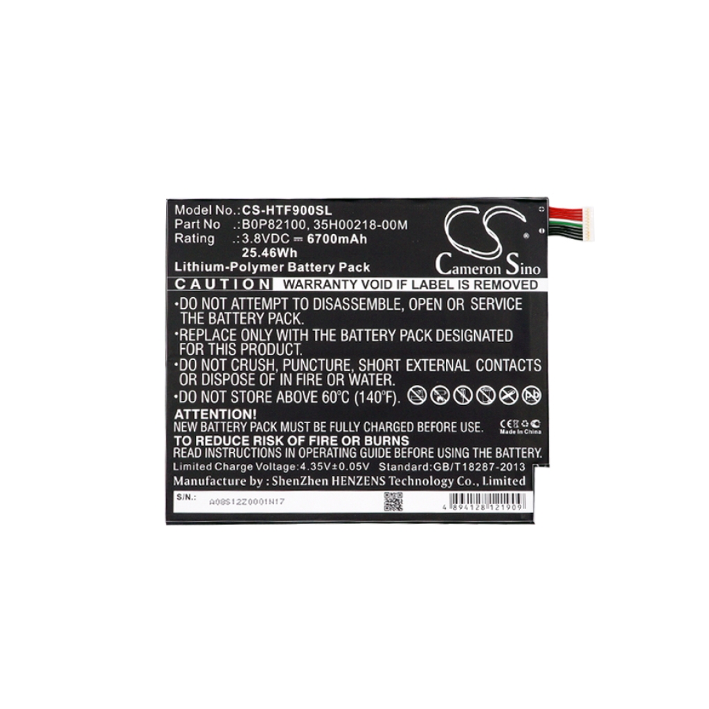Tablet batterijen Google CS-HTF900SL