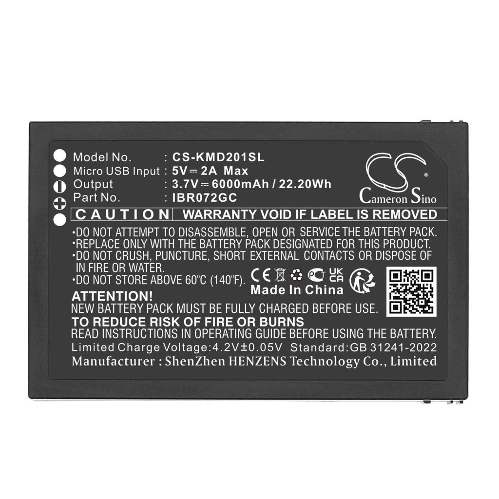 Batterijen Vervangt IBR072GC