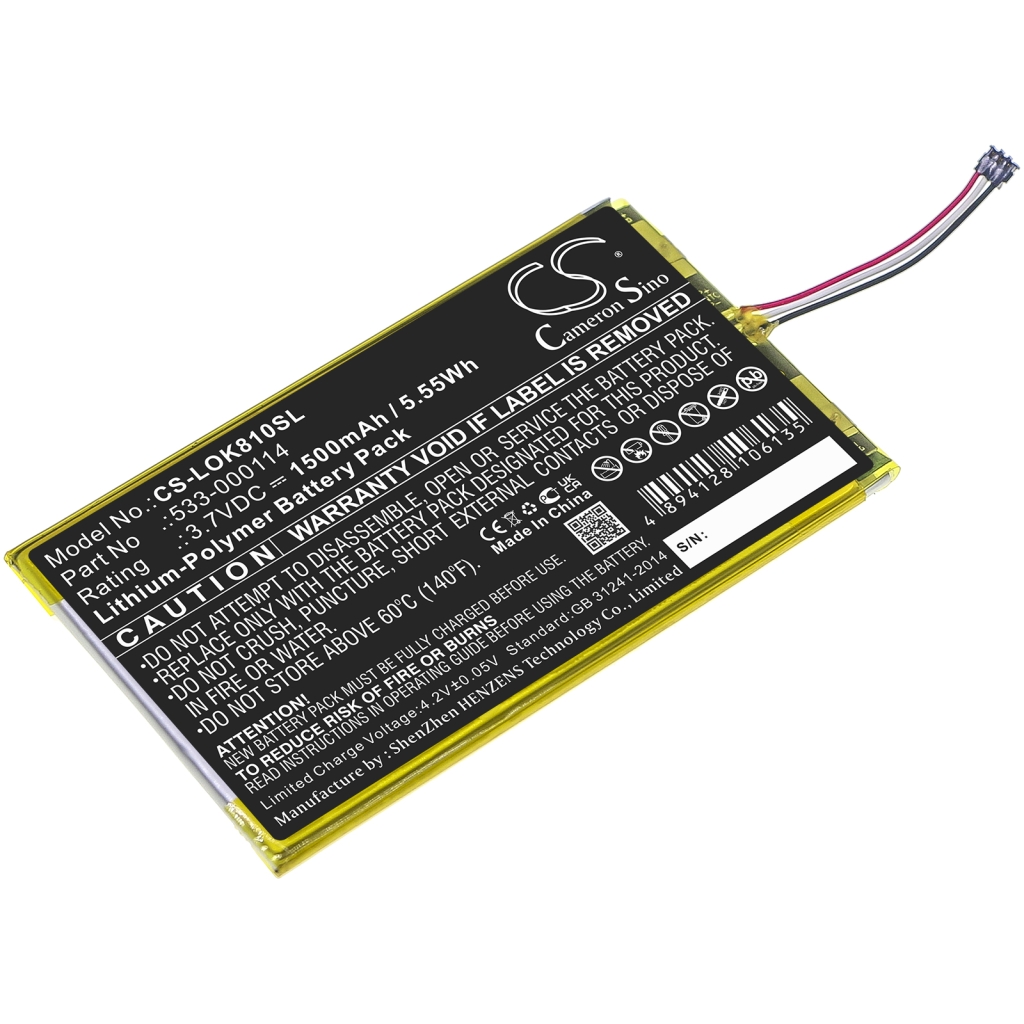 Batterij voor toetsenbord Logitech CS-LOK810SL