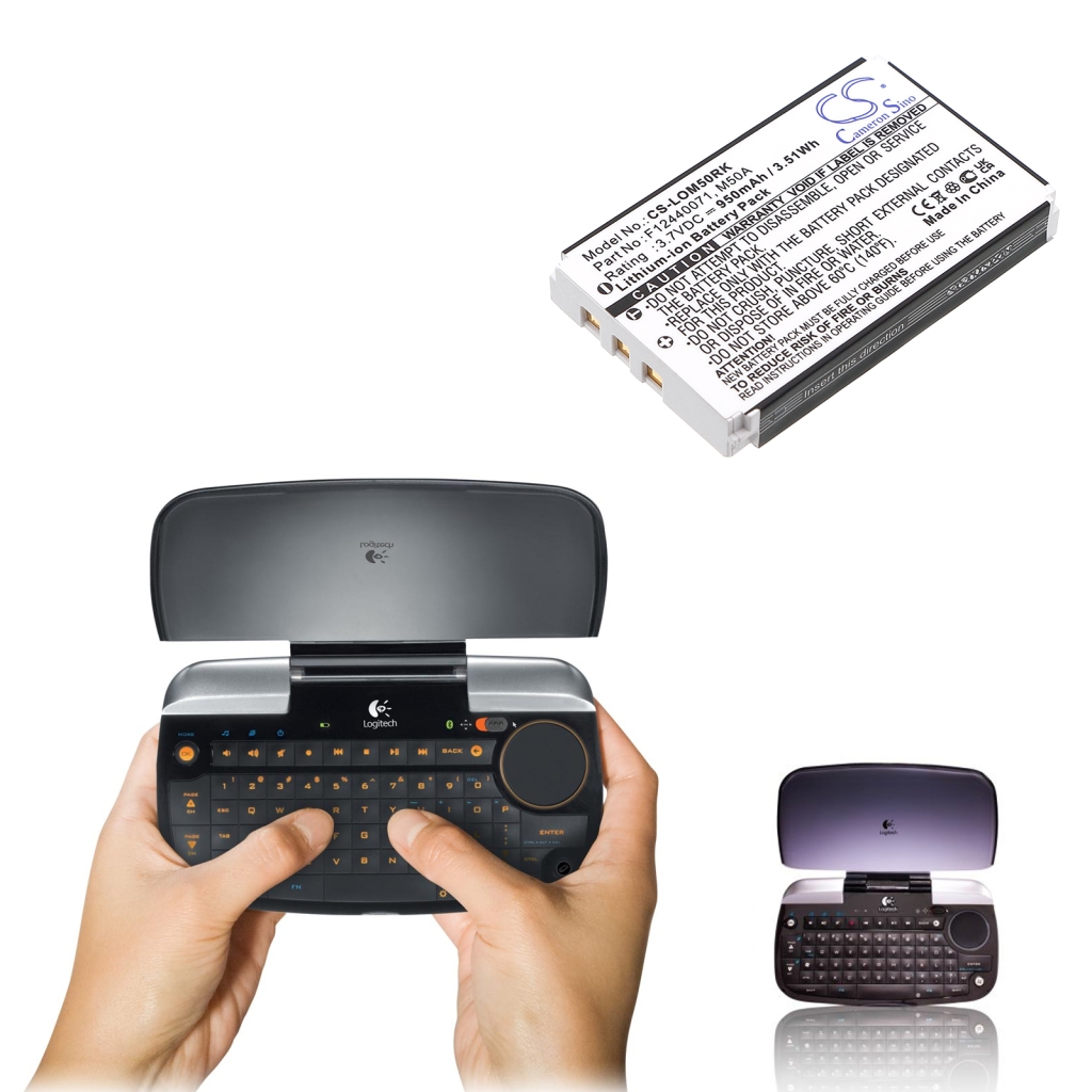Batterij voor toetsenbord Logitech CS-LOM50RK