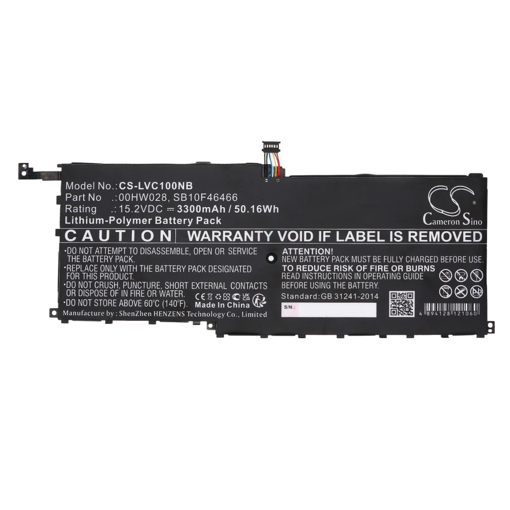 Notebook batterij Lenovo CS-LVC100NB