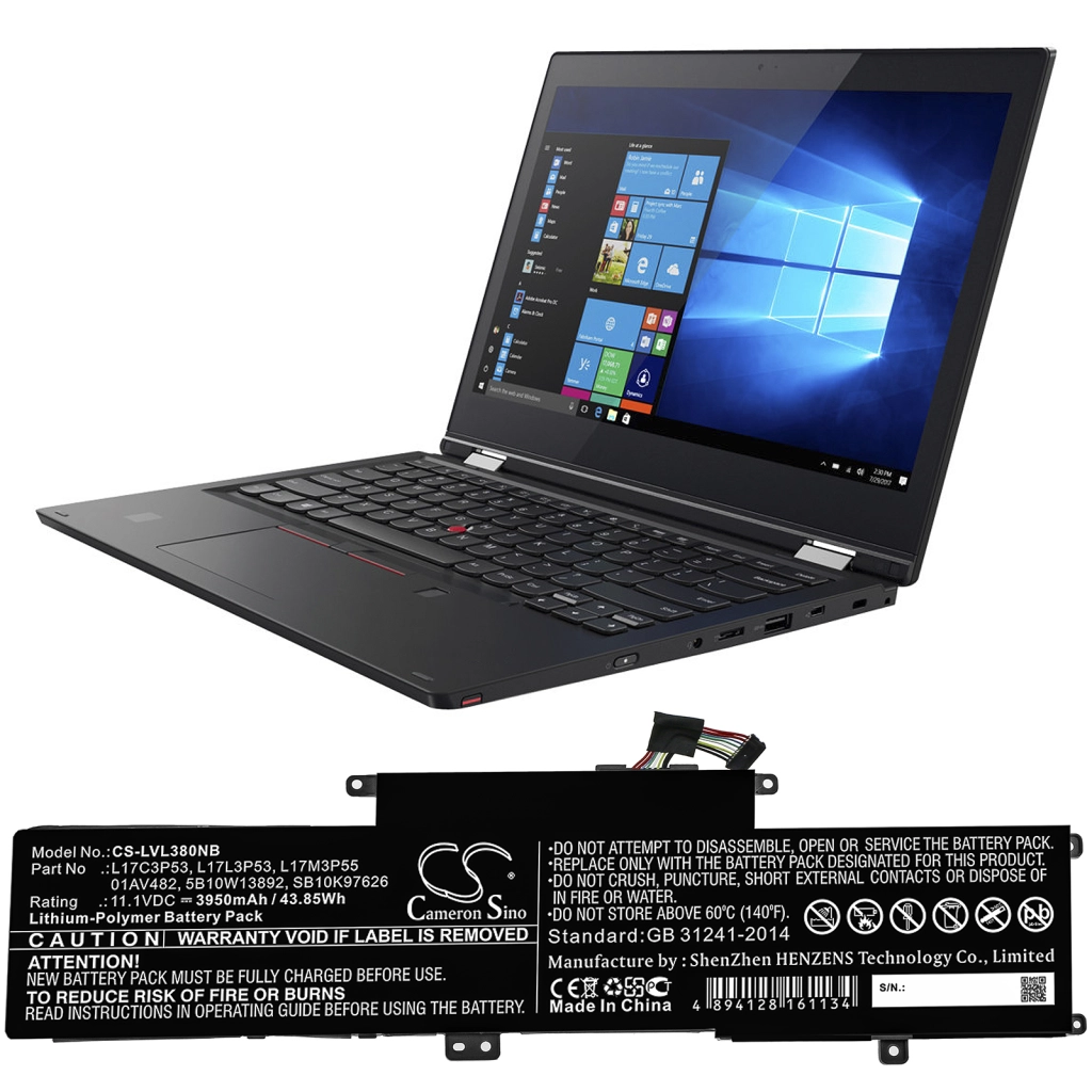 Notebook battery Lenovo CS-LVL380NB