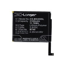 Compatibele batterijvervanging voor MeiZu BT40