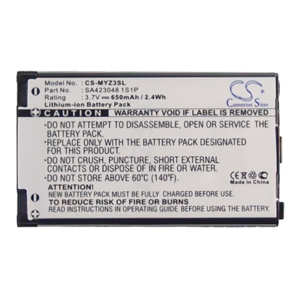 Compatibele batterijvervanging voor Sagem SA423048 1S1P