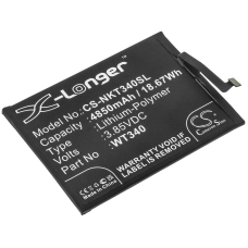 Compatibele batterijvervanging voor Nokia WT340