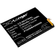 Compatibele batterijvervanging voor Nokia P104BMA006000