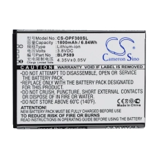 Compatibele batterijvervanging voor OPPO BLP589