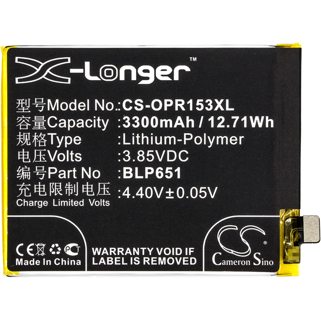 Mobile Phone Battery OPPO CS-OPR153XL