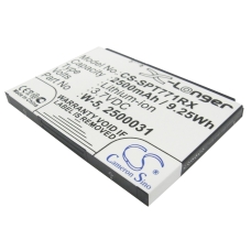 Compatibele batterijvervanging voor AT&T 2500031,2500060,W-5