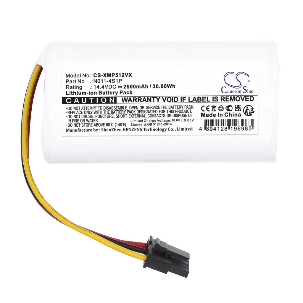 Batterijen voor stofzuigers Xiaomi CS-XMP512VX