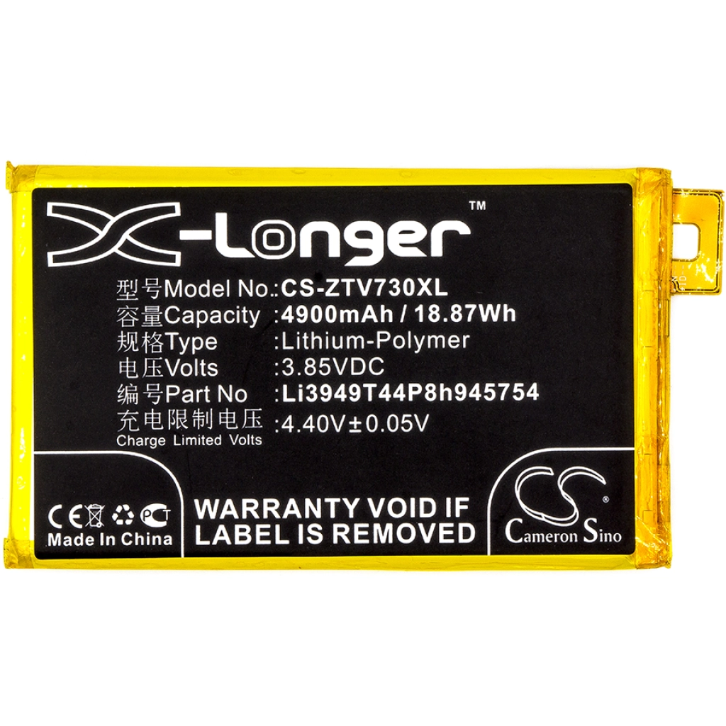 Batterij voor mobiele telefoon ZTE CS-ZTV730XL