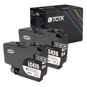 TCTK Ink Cartridges LC426XLBK 2-pack Black compatible with Brother MFC-J 4335 DW, MFC-J 4340 DW, MFC-J 4340 DWE Ecopro, MFC-J 4535 DW, MFC-J 4540, MFC-J 4540 DW, MFC-J 4540 DW XL, MFC-J 4540 DWT