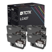 TCTK Ink Cartridges LC-427 4-pack Black compatible with Brother HL-J 6010 DW, MFC-J 5955 DW, MFC-J 6950, MFC-J 6955 DW, MFC-J 6957 DW DWT, MFC-J 6959 DW, replaces LC427BK