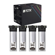 TCTK Ink Cartridges T9441 4-pack Black compatible with Epson WorkForce Pro WF-C 5210 DW, WorkForce Pro WF-C 5215 DW, WorkForce Pro WF-C 5290 DW, WorkForce Pro WF-C 5290 DW BAM, replaces C13T944140