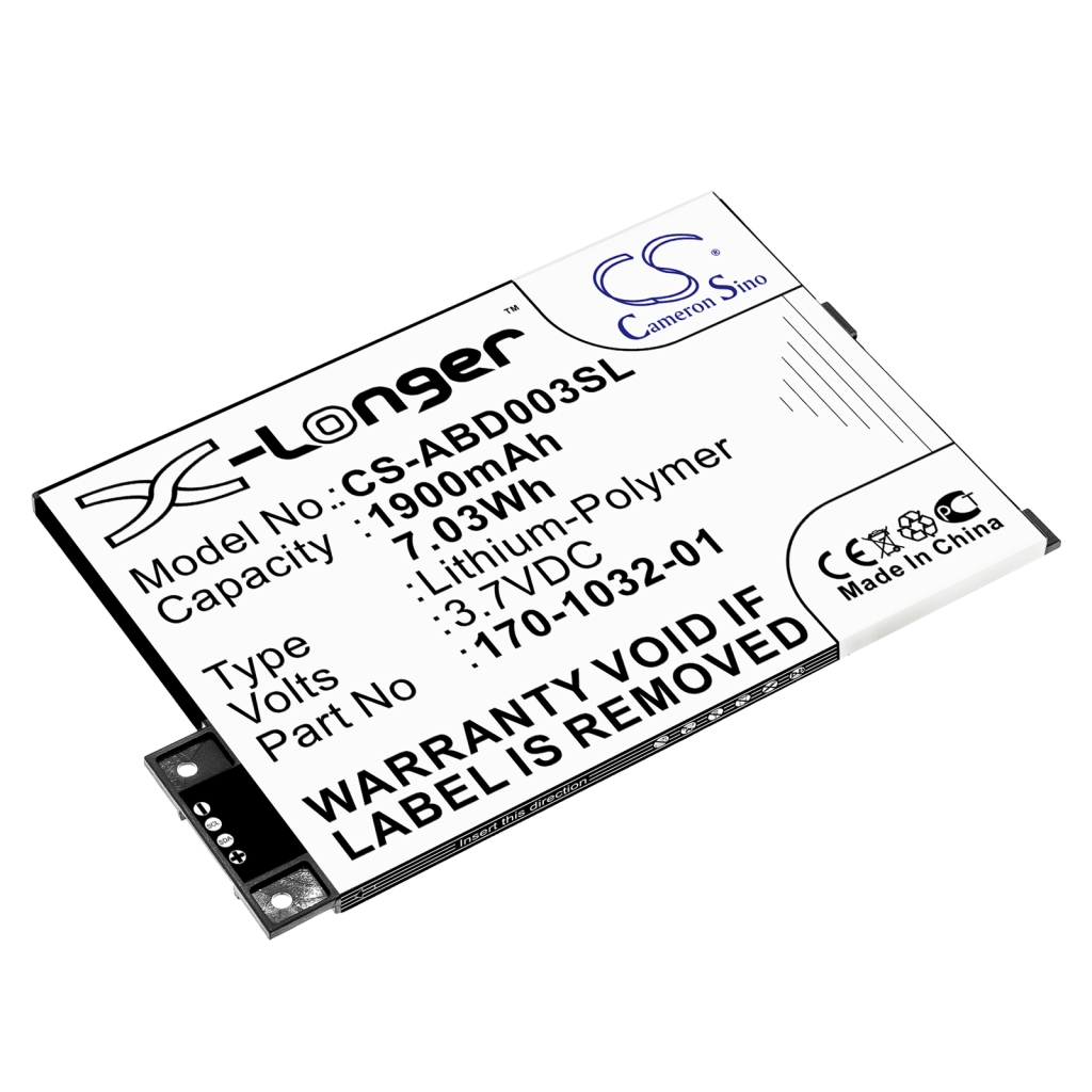 Batterijen Vervangt 170-1032-01